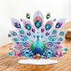 DIY Peacock Acrylic Special Shaped Diamond Painting Desktop Ornament