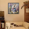 Hase - quadratischer Bohrer Diamond Painting - 35*35cm