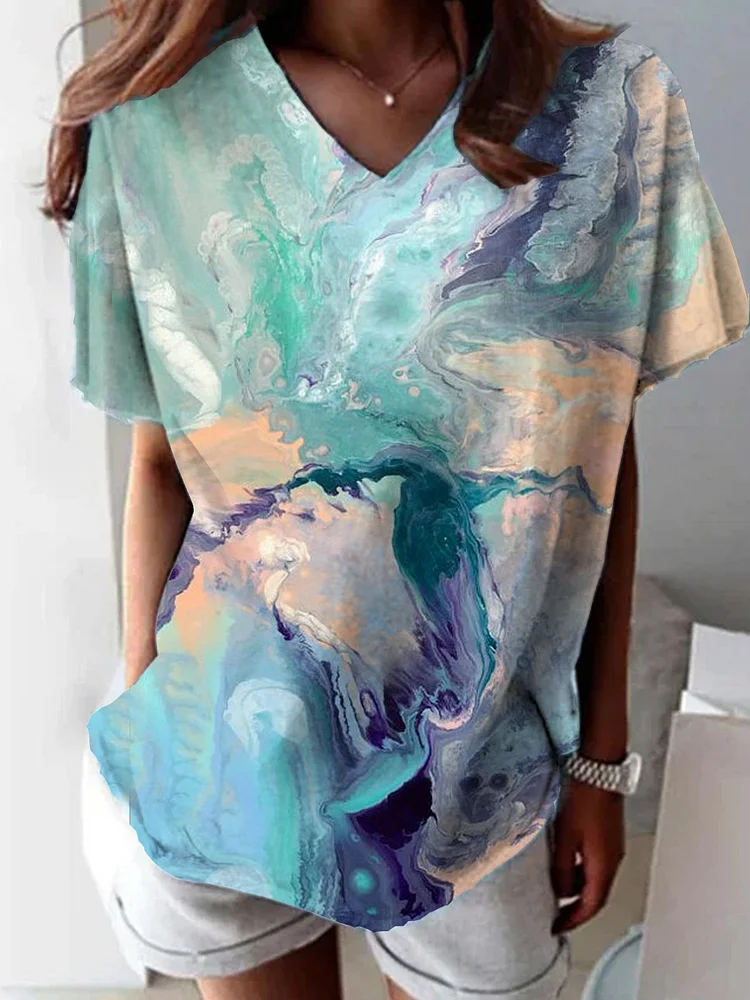 Short Sleeve Shift Sea T-Shirt