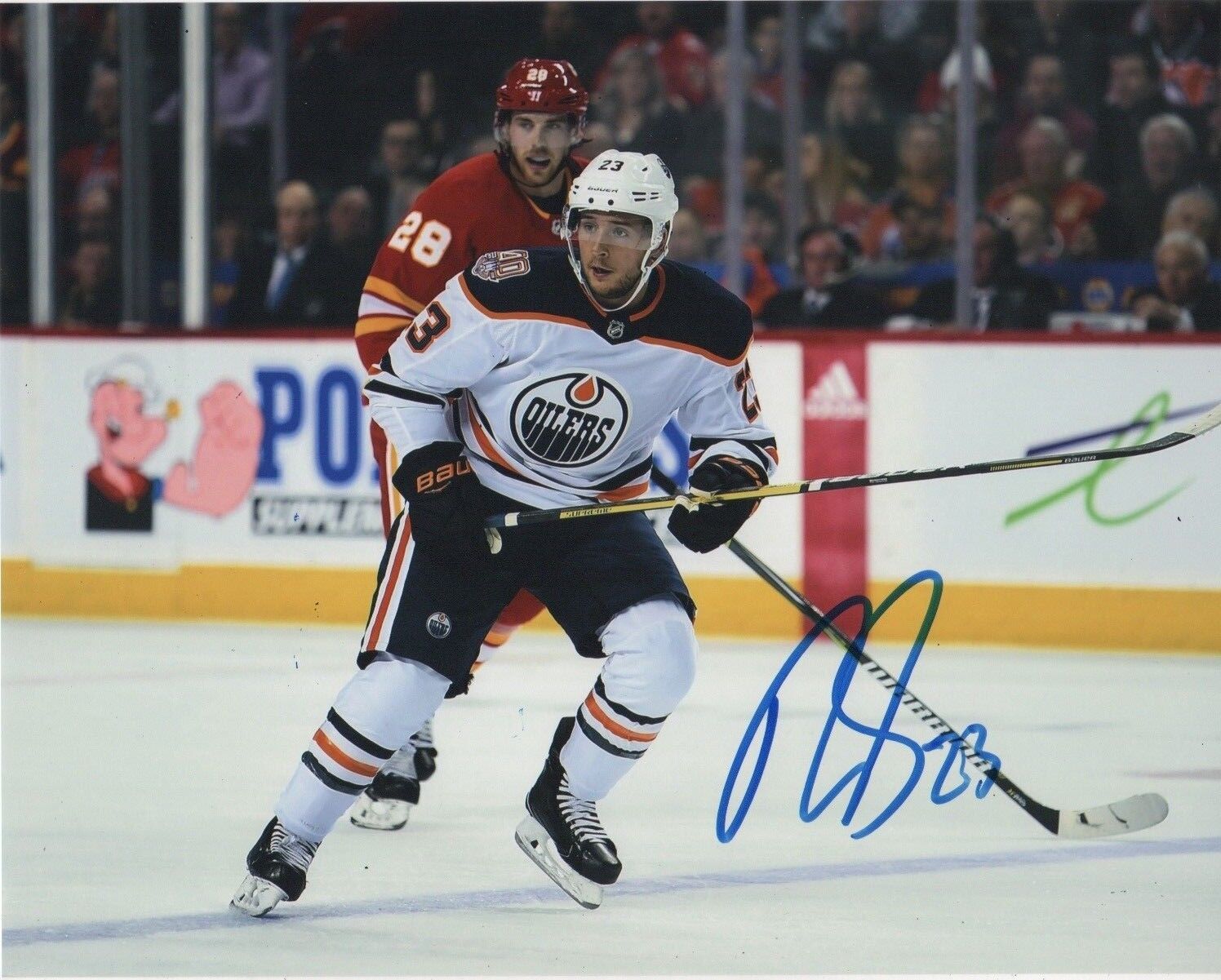 Edmonton Oilers Ryan Spooner Autographed Signed 8x10 Photo Poster painting NHL COA #5