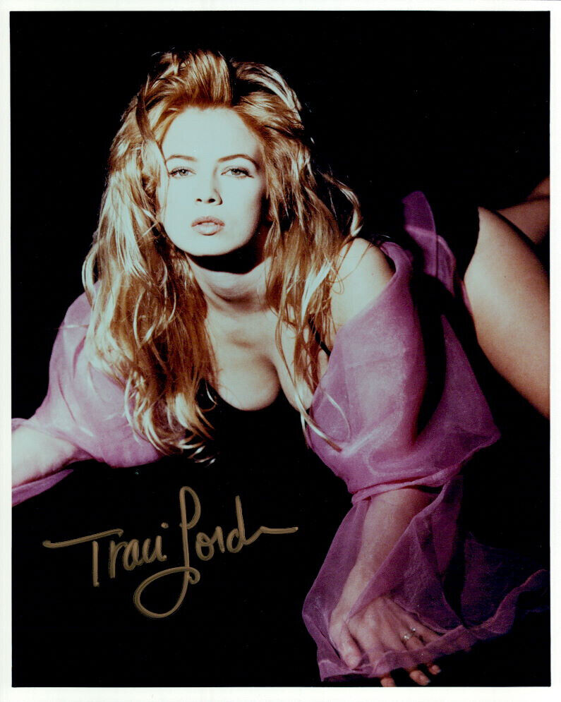 Traci Lords signed 8x10 Photo Poster painting