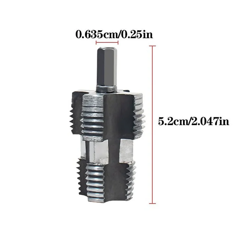 20/25mm Pipe Tap for PPR PPE with Hex Shank