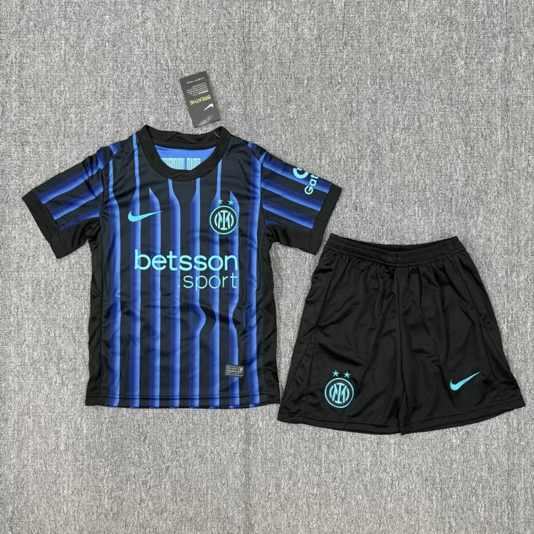 2025-26 New Season-Inter Milan Home-Jersey-Children's Wear