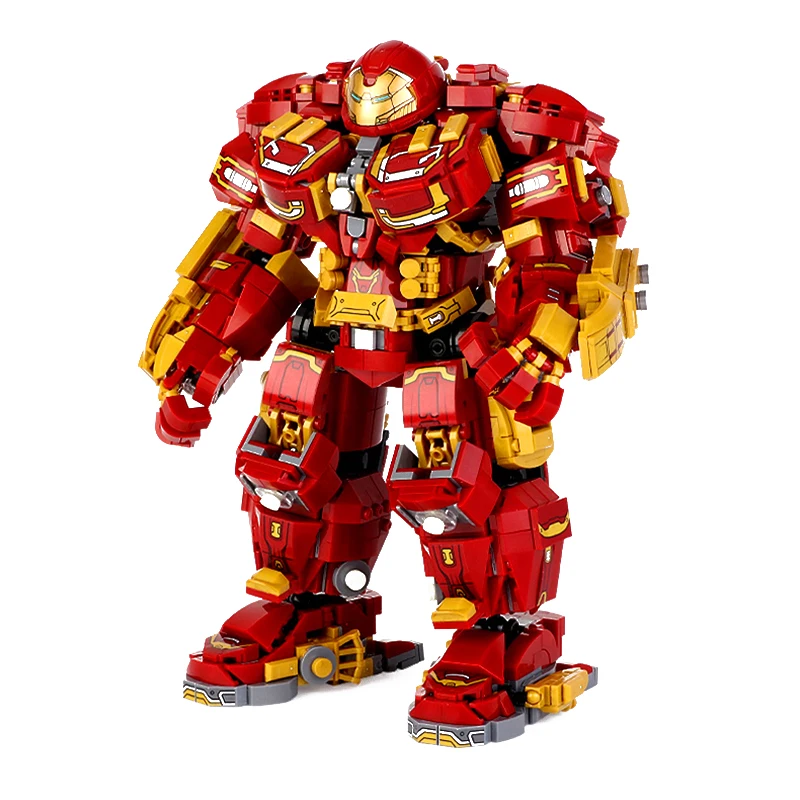 Marvel Building Blocks 2008Pcs Avengers Iron Man Superheroes Toys Bricks Model Hulkbuster Mecha Robot Gifts for Boys Adult
