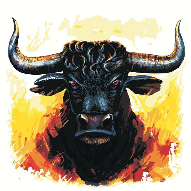 

The Bull – Paint By Numbers - 40*50CM, 501 Original