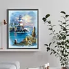 Seaside Lighthouse-Full Round Diamond Painting 30*40CM