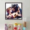Disney-Beauty And The Beast-18CT Stamped Cross Stitch 40*40cm/15.75*15.75in
