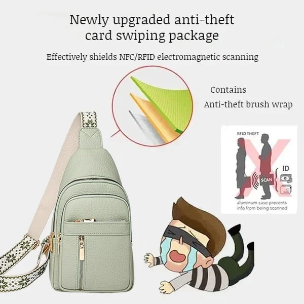 🔥Last Day Sale 49% OFF🏆️Anti-Theft Solid Color Crossbody Bag for Daily Travel