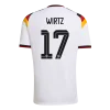 WIRTZ #17 Germany Home Soccer Jersey World Cup 2026