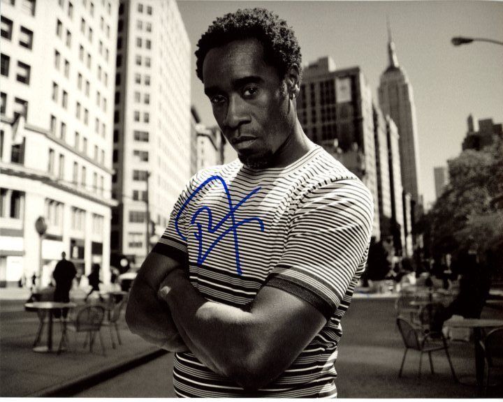 DON CHEADLE signed autographed 8x10 NYC EMPIRE STATE BUILDING Photo Poster painting