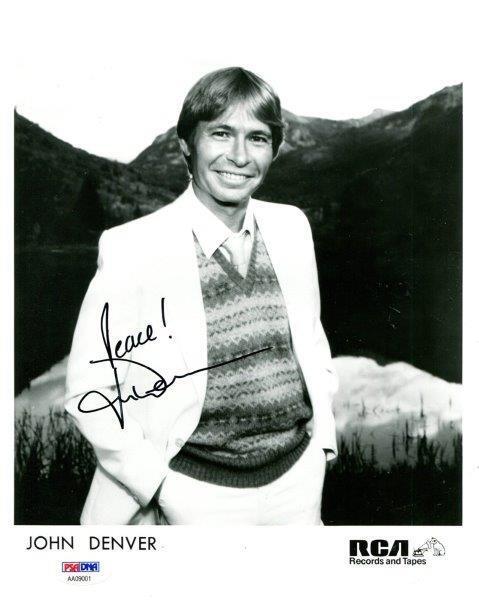 REPRINT - JOHN DENVER Country Autographed Signed 8 x 10 Photo Poster painting Poster Man Cave