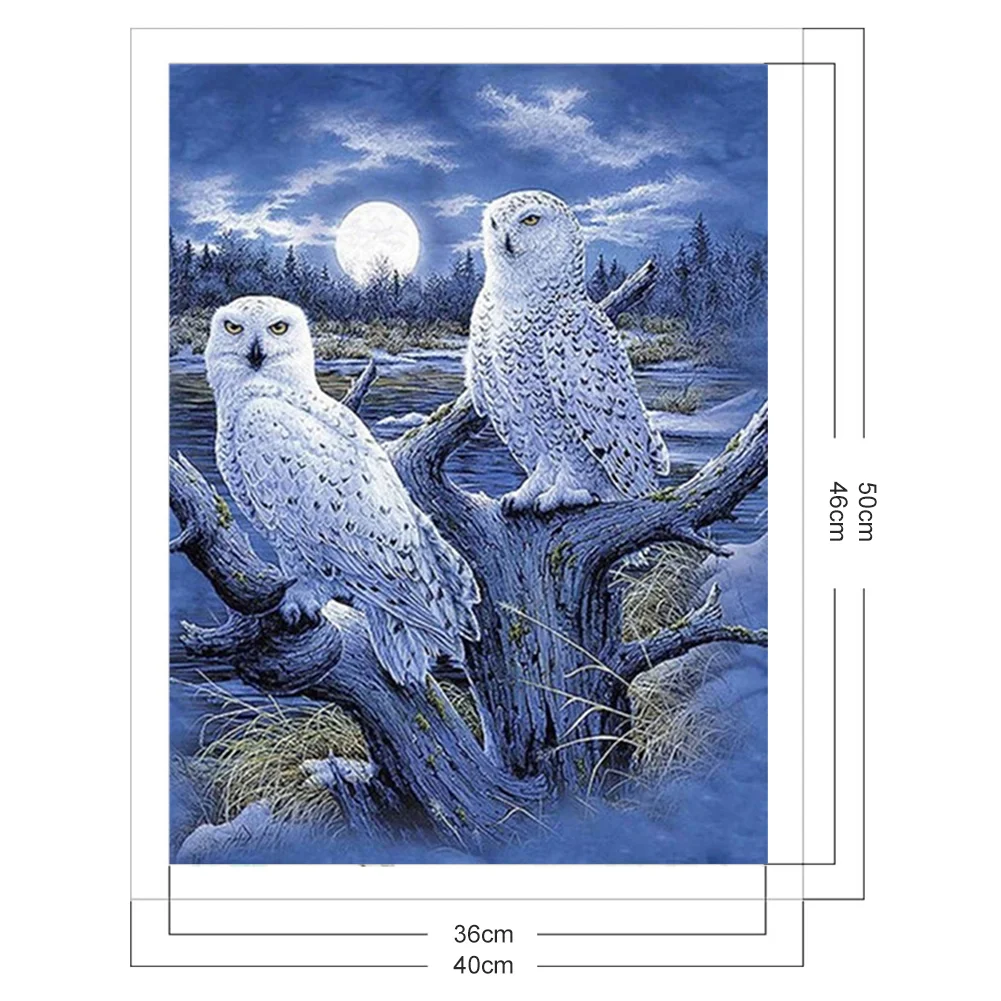 11ct Stamped Cross Stitch - Owl(40*50cm)