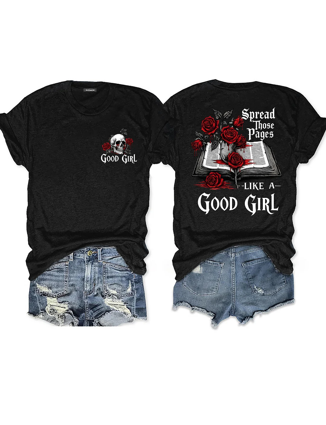 Spread Those Pages Like A Good Girl T-shirt