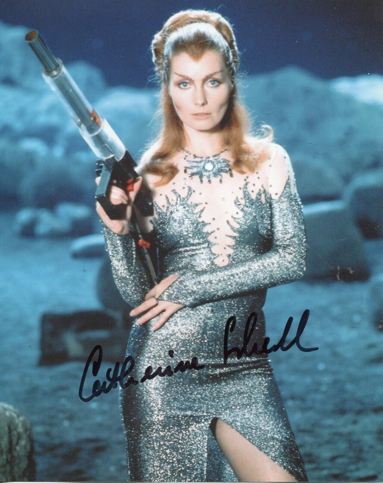 Catherine Schell signed SPACE 1999 Photo Poster painting No5 - UACC DEALER SIGNING