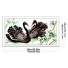 Bead Embroidery - Partial Printed 9CT Black Swan(66x36 CM)