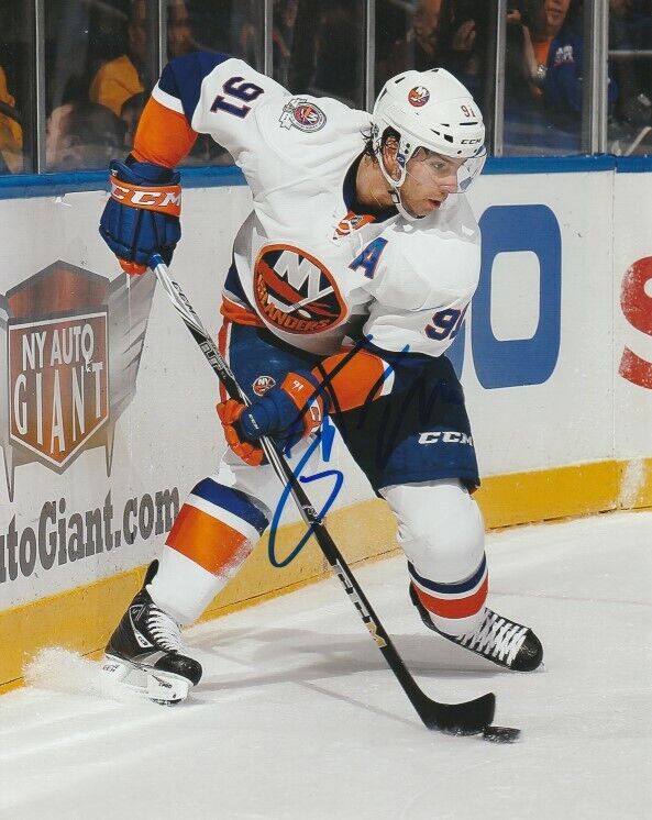 JOHN TAVARES SIGNED NEW YORK NY ISLANDERS 8x10 Photo Poster painting #1 Autograph PROOF!