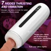 Automatic telescopic vibration bluetooth wearable masturbation cup