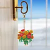 DIY Wooden Barrel Flowers-6Pcs Diamond Painting Keychain (Double-Sided)
