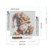 6Pcs/set Diamond Painting-5D Full Round Drill Vegetable Goblin(30*30 CM)