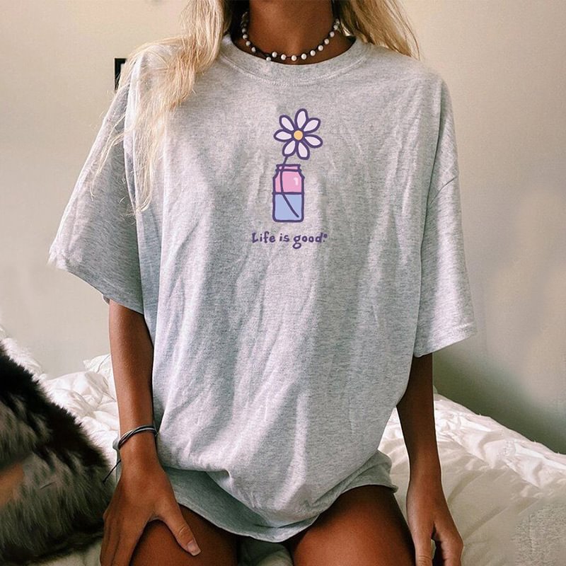 Life Is Good Print Women's T-shirt