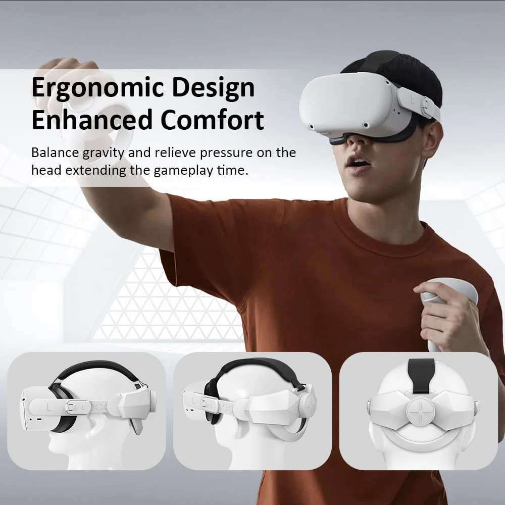 Head-mounted VR glasses for Quest 2