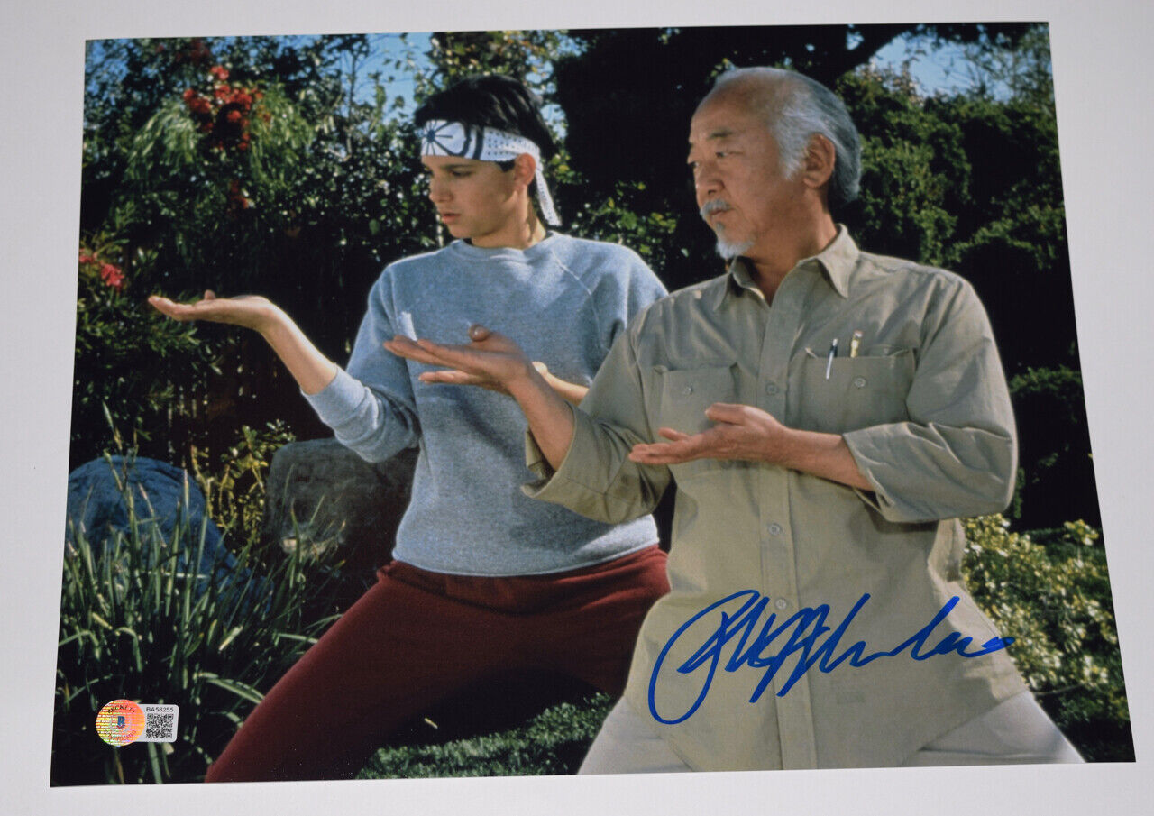 Ralph Macchio Signed Autographed 11x14 Photo Poster painting The Karate Kid Beckett BAS COA