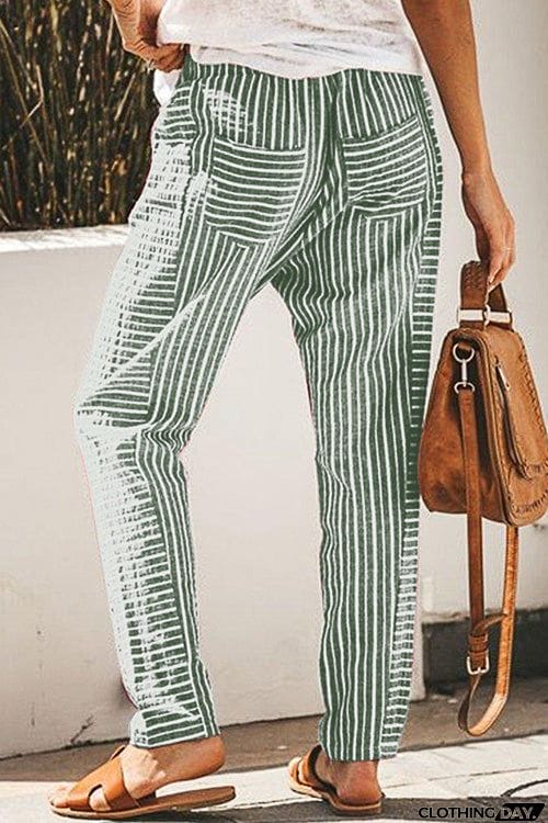 Casual Loose Lace Up Pants