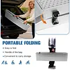 [US Local Warehouse] 2PCS 85 Inch Aluminum Motorcycle Ramp with Handle Truck Ramps with Safety Straps and Gloves Heavy Duty Folding Loading Ramps for Pickup Trucks