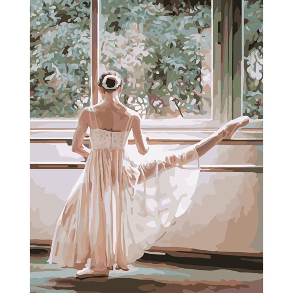 

40*50CM Paint By Numbers-Practice Ballet, 501 Original