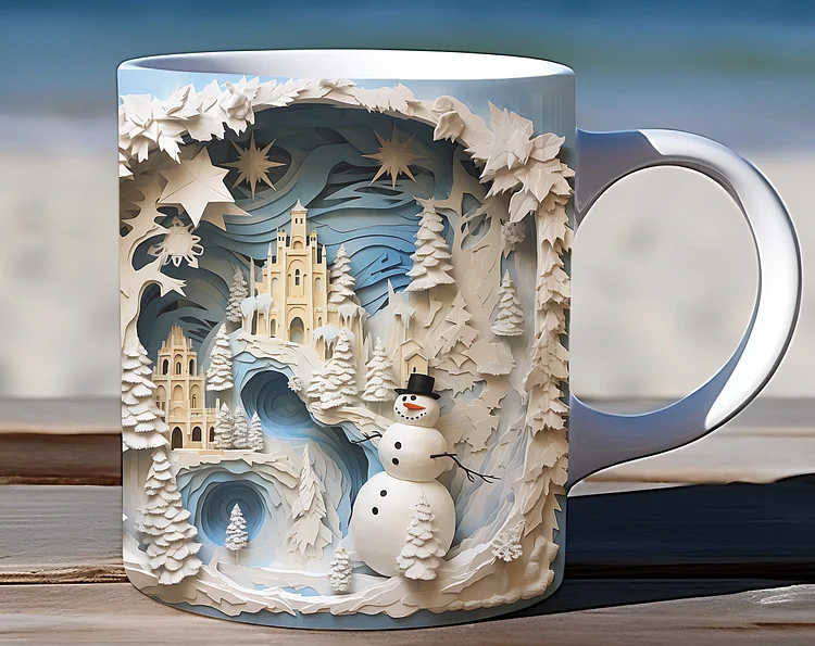 3D CGRISTMAS MUG