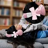 2 Pack Bow Silicone Headset Accessories Silicone Earphone Decorations Coquettish Earphone Attachment Compatible for Tonies Toniebox 2