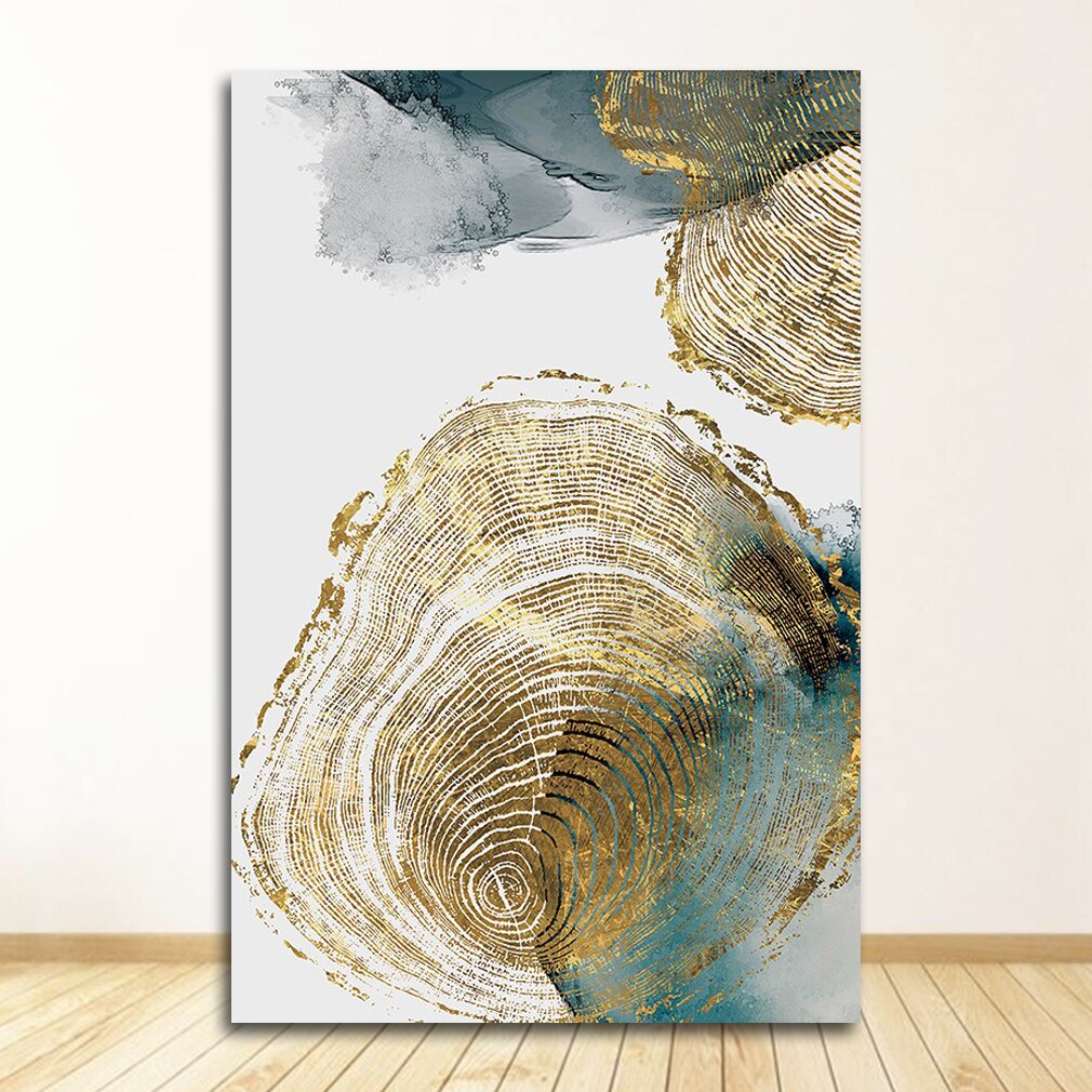 Painting Modern Living Room Decor Leaf and Trunk Texture Abstract Wall Art Canvas Print Nordic Decorative Picture