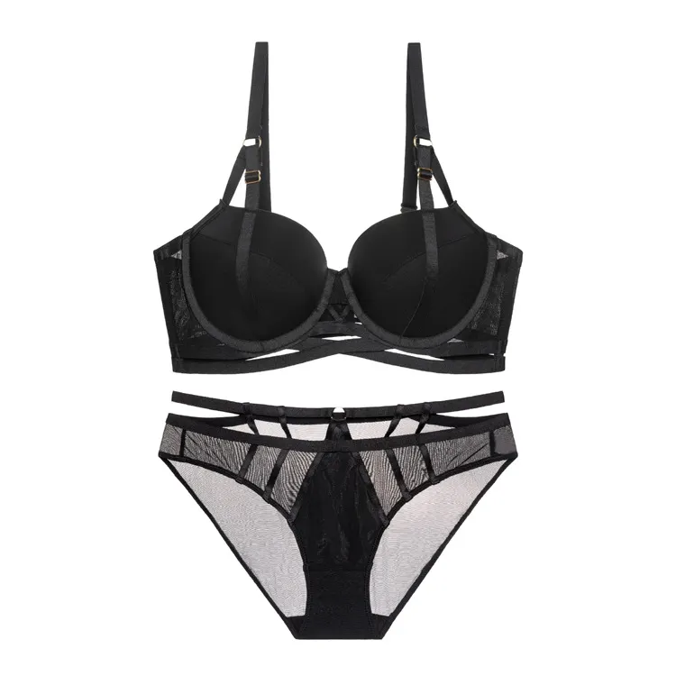 Churchf Bra Small Bra Clustering Sexy Lingerie Bra Pure Desire Women's Bra Set Comfortable High-End Feel Underwear Set
