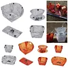 Outdoor Lightweight Folding Tableware Reusable Tableware Combination for Camping