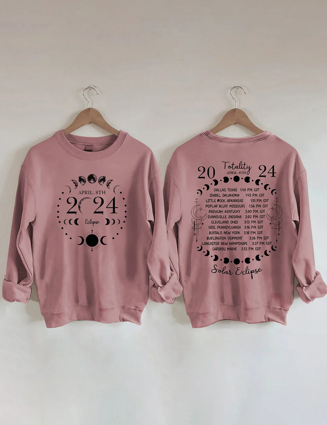 Total Solar Eclipse April 8th 2024 Sweatshirt