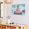 Diamond Painting-DIY Crystal Rhinestone Lotus Statue