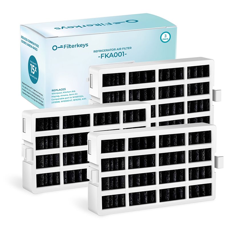 W10311524, AIR1, AP4538127 Refrigerator Air Filter  3pk