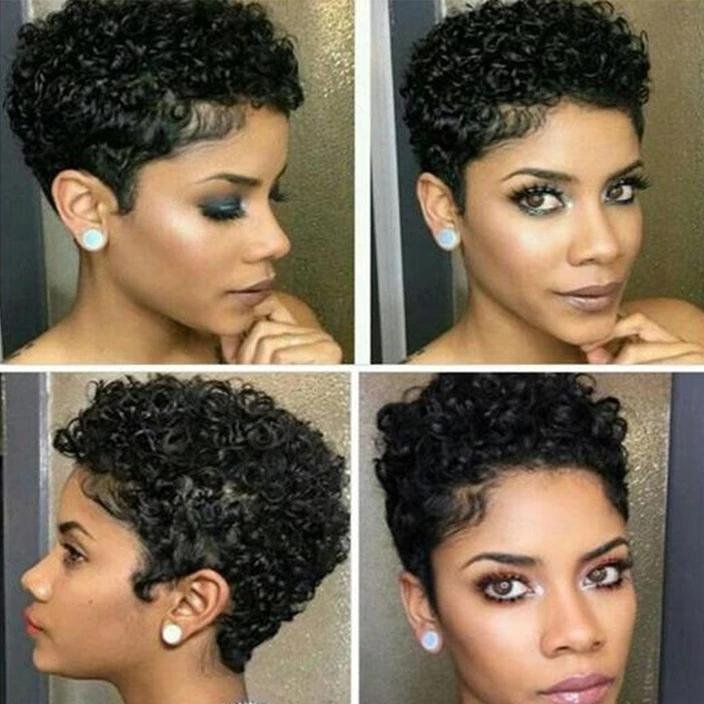Glueless Wig With Elastic Belt|🔥Human Hair Lace Front Wig Classic Kinky Short Curly Wigs With Baby Hair US Mall Lifes