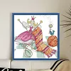 【Limited Stock Sale】Knitting Scarves-14CT Stamped Cross Stitch 22*22cm/8.66*8.66in tapestrymarket