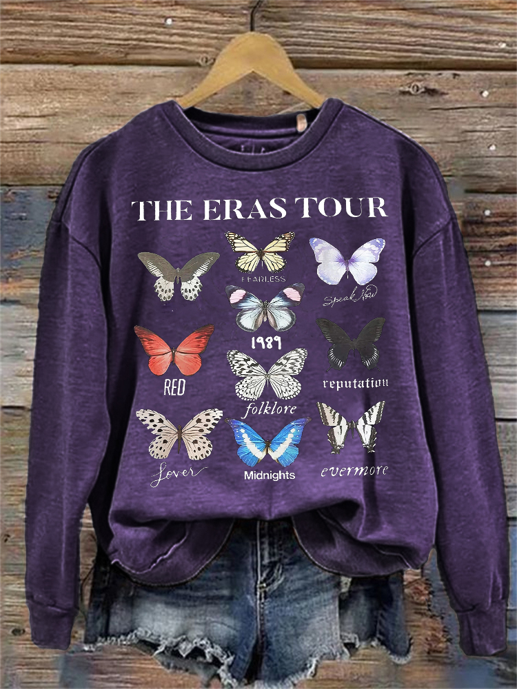 The Eras Tour Butterflies Washed Sweatshirt