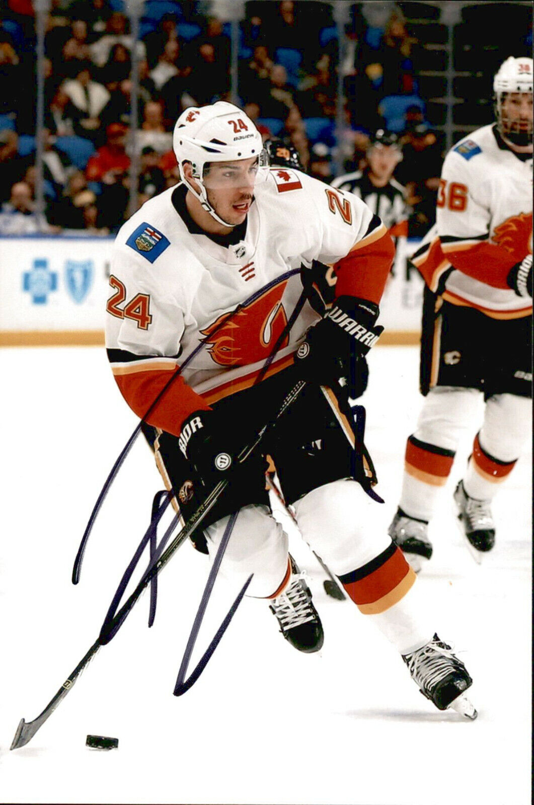 Travis Hamonic SIGNED autographed 4x6 Photo Poster painting CALGARY FLAMES #9