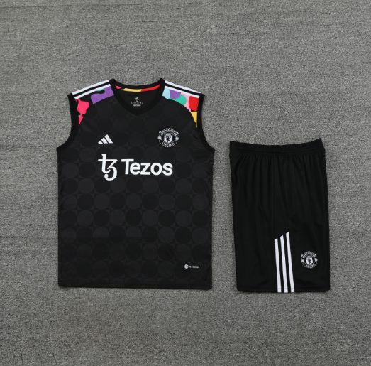24/25 Manchester United Training Kit Vest Soccer Jersey Thai Quality