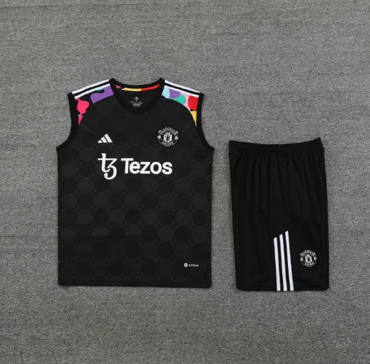 24/25 Manchester United Training Kit Vest Soccer Jersey Thai Quality