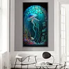 (40*70cm)Stained Glass Jellyfish - Full Round Drill Diamond Painting