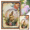 Retro Bunny - 11CT Stamped Cross Stitch - 40*60cm