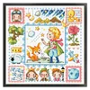 Prince-14CT Stamped Cross Stitch Egyptian Cotton 30*30cm/11.81*11.81in tapestrymarket