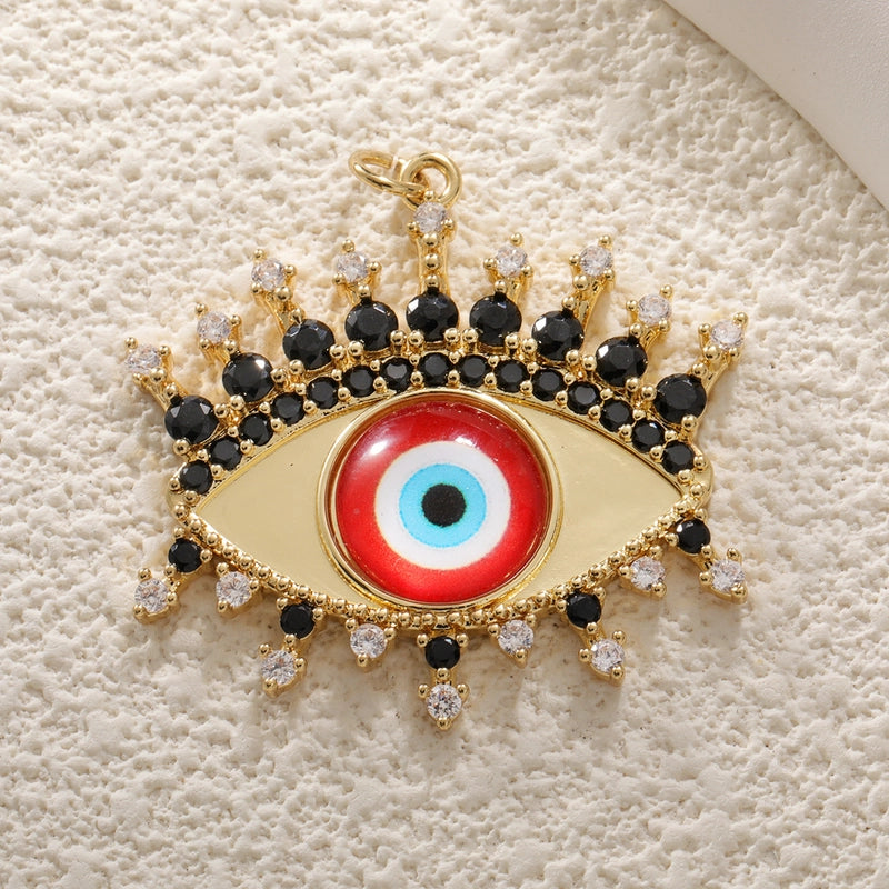 1 Piece Copper Devil’s Eye Jewelry Accessories Pendant