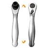 1/4inch Fast Rotatable Double Ended Socket Ratchet Wrench Screwdriver 72 Teeth