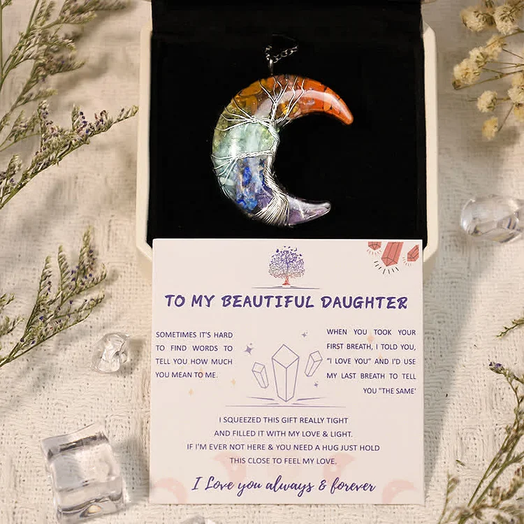 DAUGHTER - Stronger Than The Storm - Chakra Moon Necklace