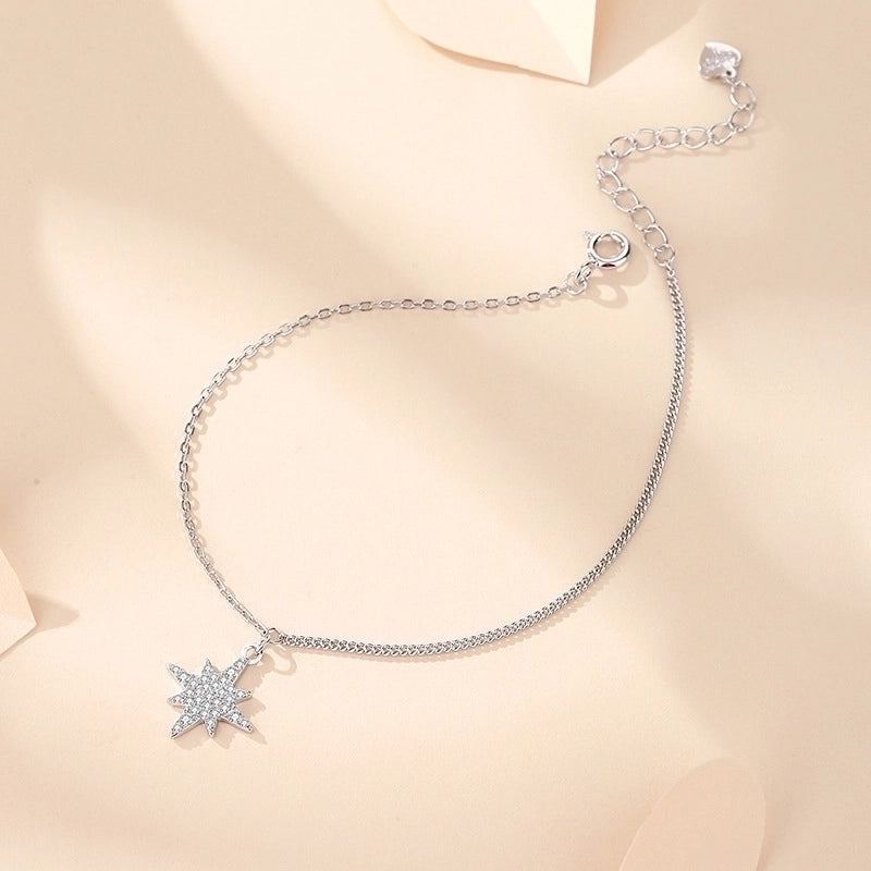 925 Sterling Silver Bracelets Minimalist Shiny